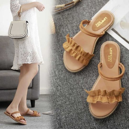 Sandal Wanita Kekinian Sandal Teplek Wanita Terbaru Sendal Teplek Wanita Kekinian Sendal Lebaran Wan