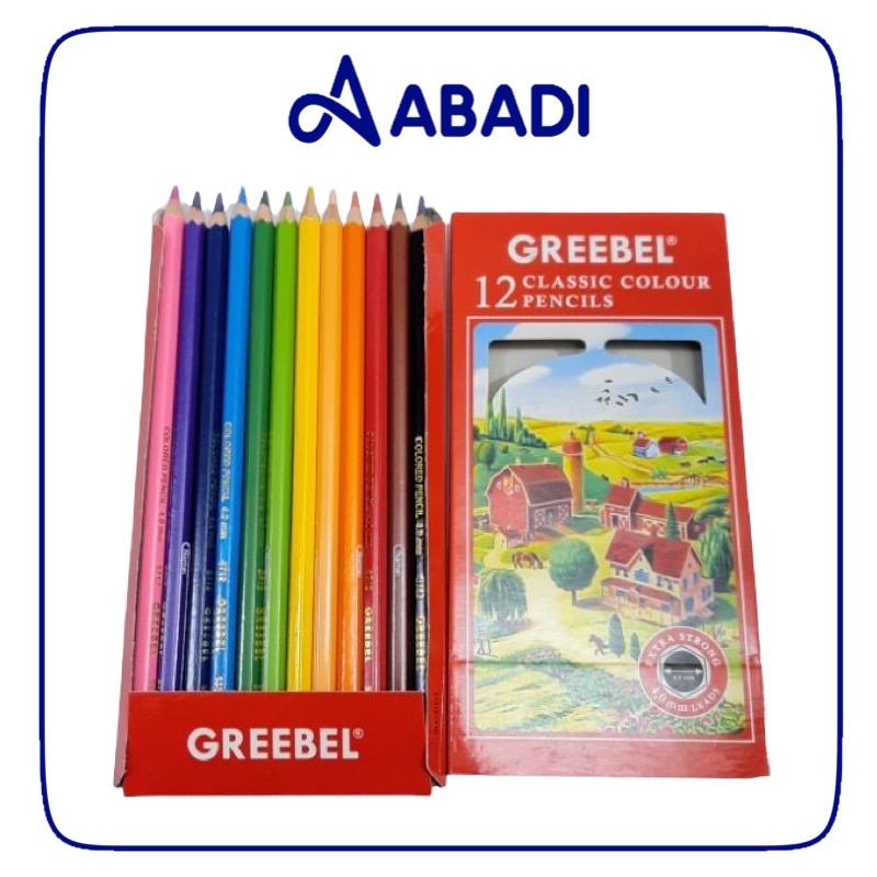 

PENSIL WARNA GREEBEL 12W PANJANG