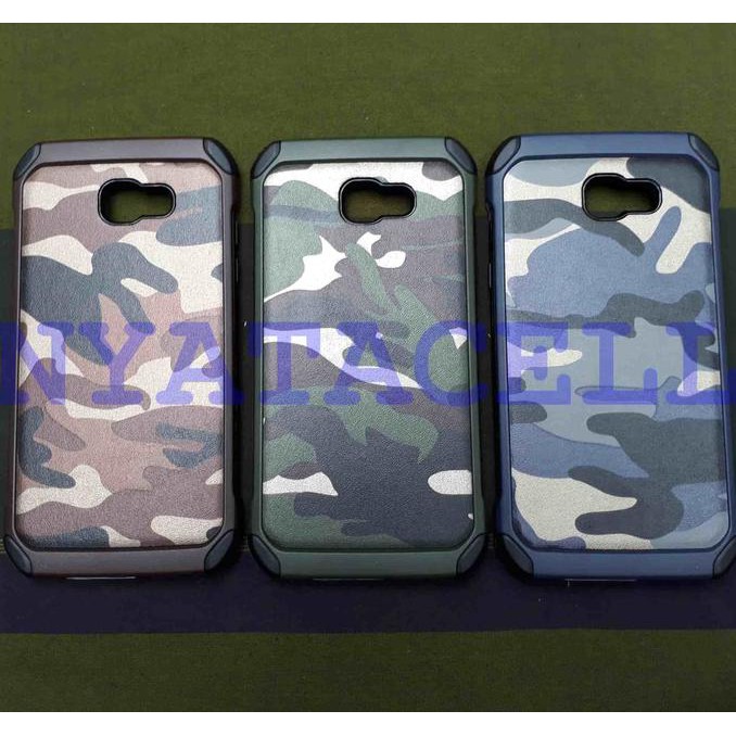 Baru Case Army Samsung A7 2017 A720 Soft+Hard Slim Back Cover/Spigen/Armor Ready Stock