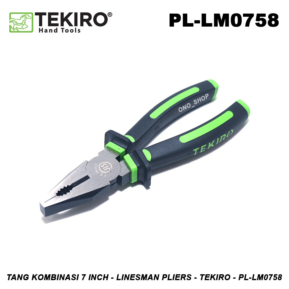 Tang Kombinasi 7 inch Linesman Pliers Tekiro PL-LM0758