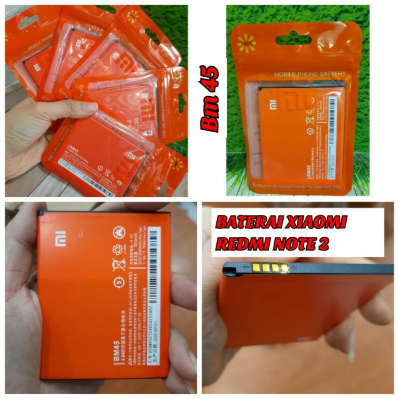 Baterai Redmi Note 2/ BM 45 Original