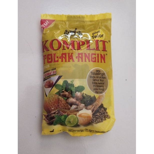 

komplit tolak angin plus telur