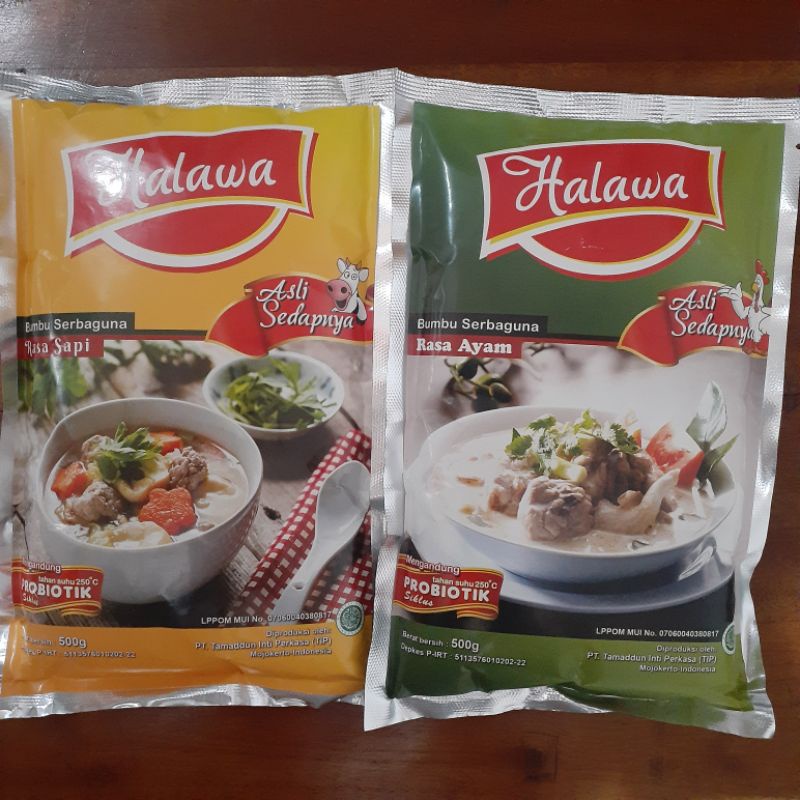 

[ Promo HALAWA 500 GR ] Penyedap Rasa Plus PROBIOTIK, Kaldu Rasa SAPI & AYAM