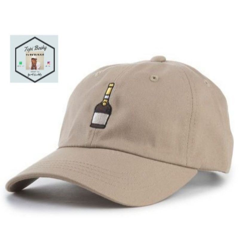 Topi Baseball Pria Wanita Dewasa Bordir botol baseball sport korea / topi bisbol / / topi ala korea 