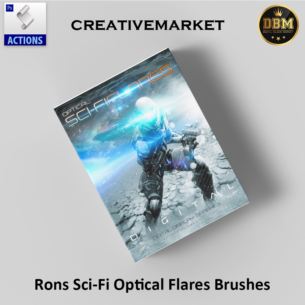 Rons Sci-Fi Optical Flares Brushes - Photoshop Action