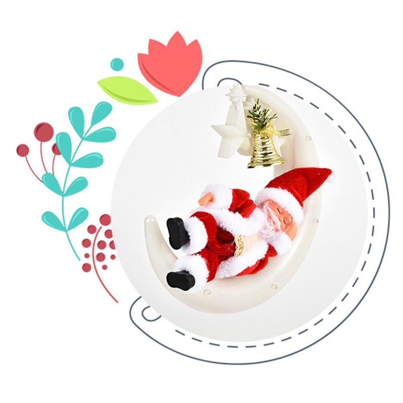 Boneka Santa Claus Ukuran 9.4 Inch Untuk Dekorasi Pesta Natal