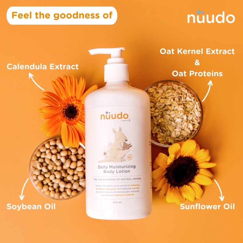 Nuudo Moisturizing Body Lotion 250ml 475ml