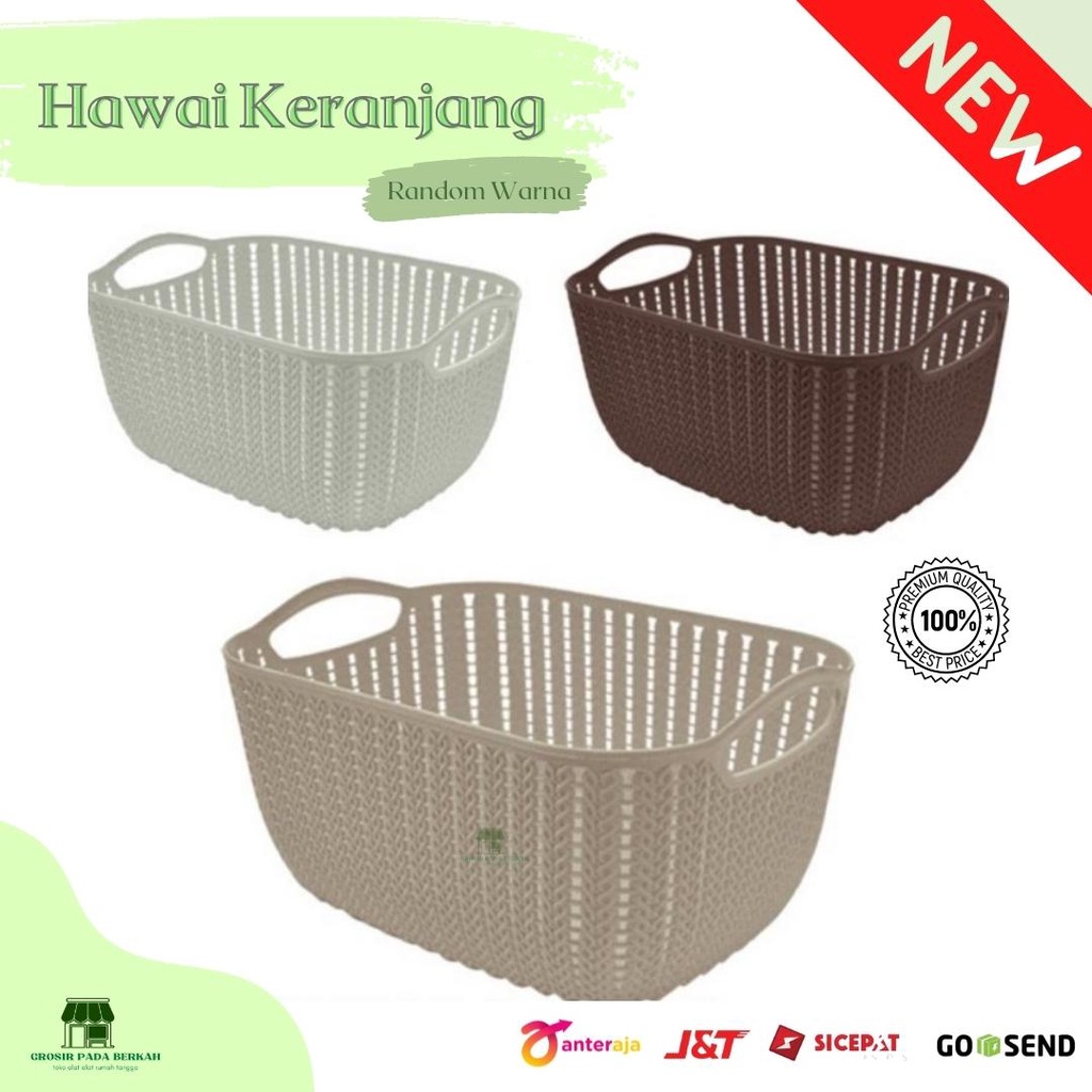 GPB - Keranjang Plastik /Multipurpose Basket /Keranjang Serbaguna Hawaii 6701 / Storage