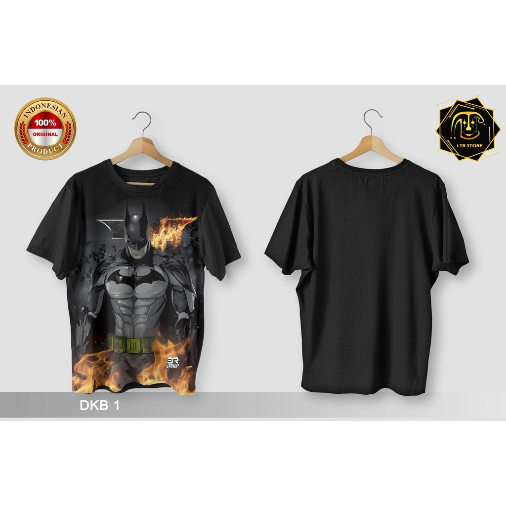 [ BAYAR DI TEMPAT ] BAJU PRINTING GAMBAR BATMAN DKB 1 -  BAJU DISTRO ORIGINAL GAMBAR SUPERHERO MARVE