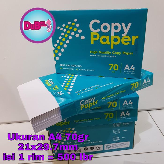 

Kertas / Kertas Hvs A4 70 Gr Copy Paper / Hvs A4 Murah / 1 Rim 500 Lembar