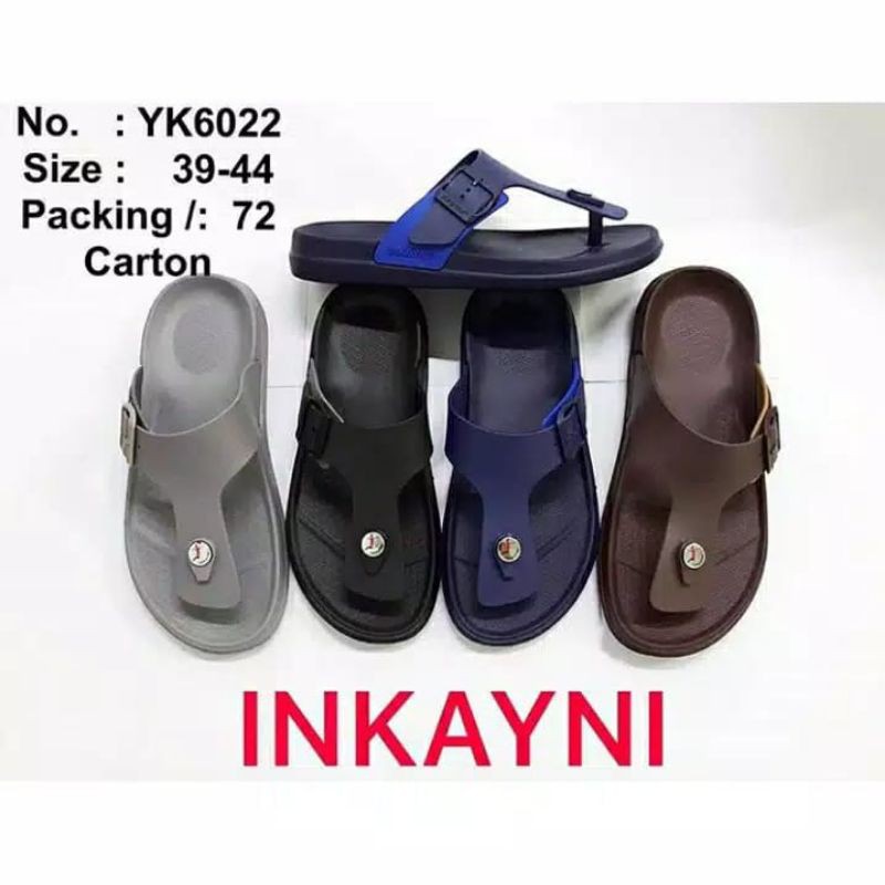 SANDAL DEWASA / SANDAL PRIA / SANDAL ANTISLIP / INKAYNI / SANDAL KARET