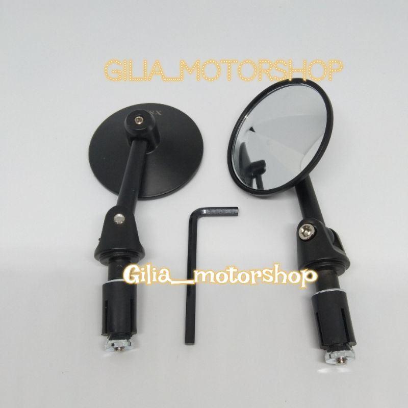 spion Jalu Bulat Kaca cembung Universal full Cnc