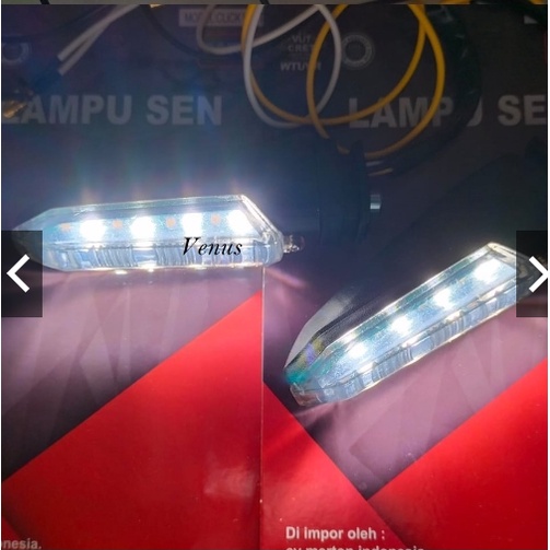 lampu sein kiri kanan vario 125new/150 cb 1500r led new/adv dll sepasang sein motor vario new universal sen led running 2mode