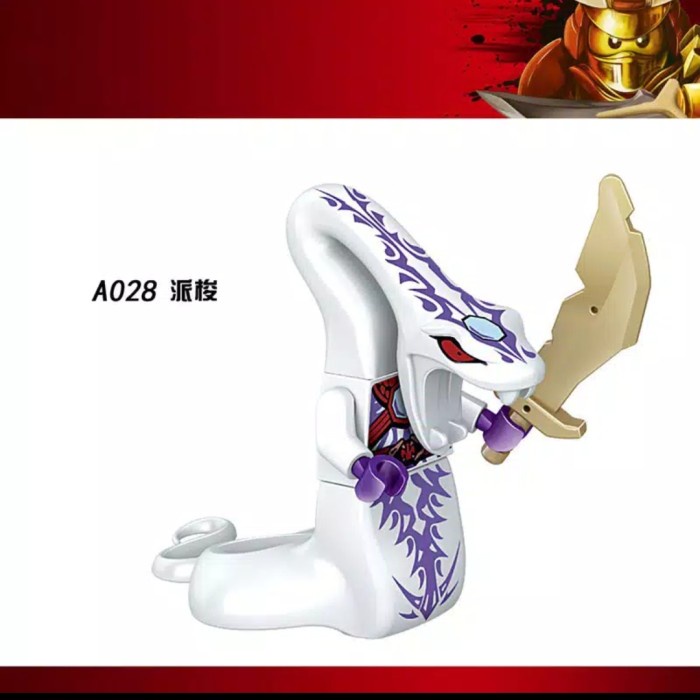 Update Lego Minifigure Ninja Go Pythor Snake Ninjago Snake Ular Sale