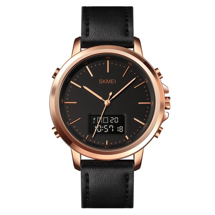 Jam Tangan PriaSIMPLE Jam Murah Pria Jam Analog Pria Kulit W8E2 Jam Pria Ready Stock AWET Jam Tangan