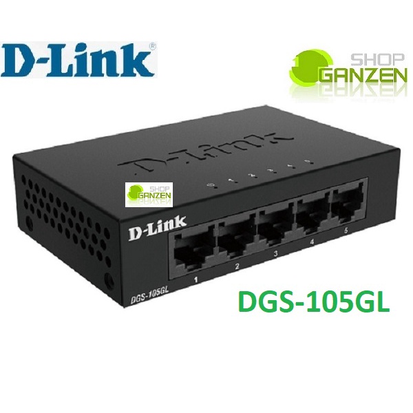 D-LINK DGS-105GL 5-port Gigabit Switch Metal Case Dlink DGS105 GL