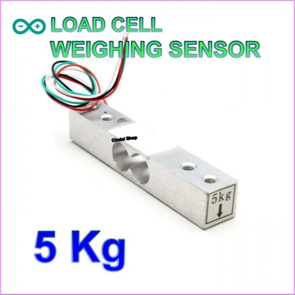 Sensor Berat Timbangan Weigh Load Cell Strain Gauge Scale 5Kg Arduino