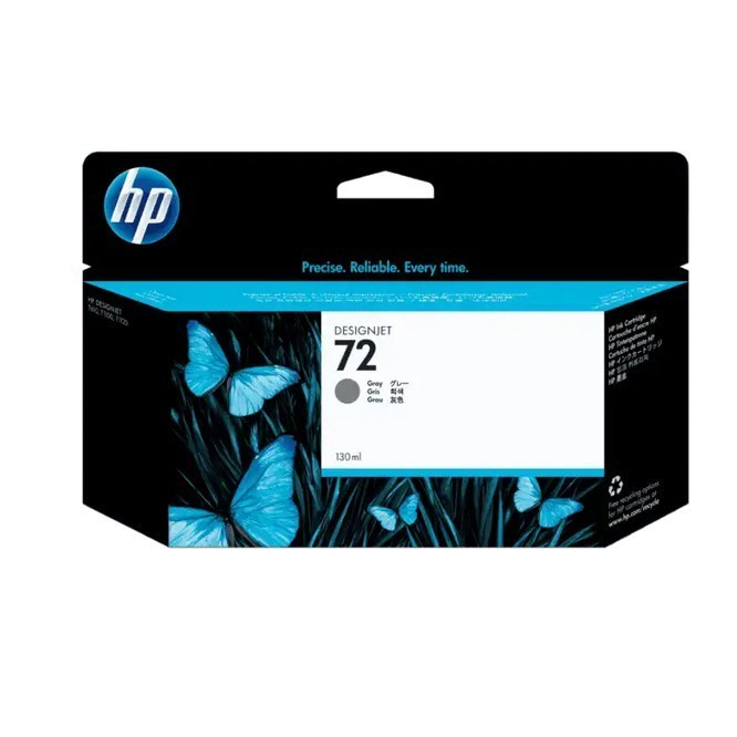 Tinta HP 72 Gray 130ml for HP Designjet T610, T620, T790, T2300, T1300