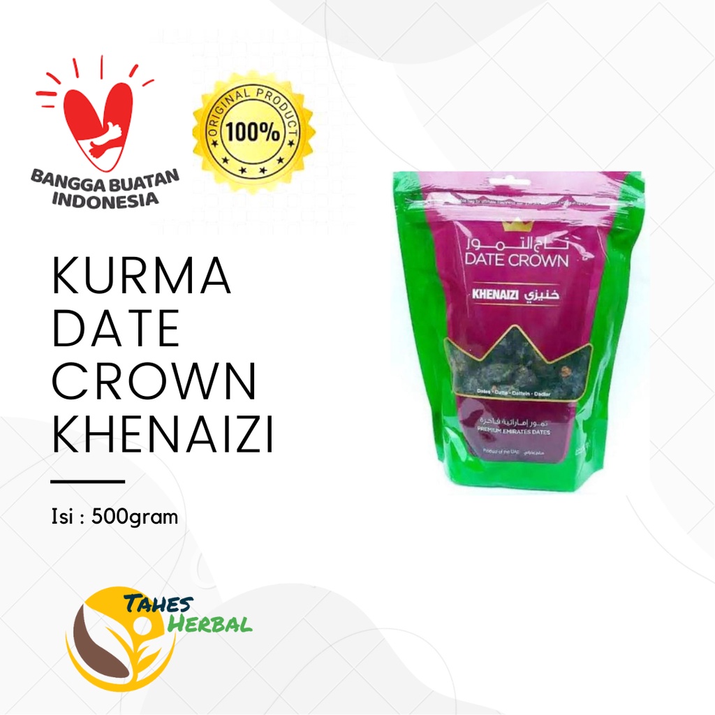 

Kurma Date Crown Khenaizi 500 Gram