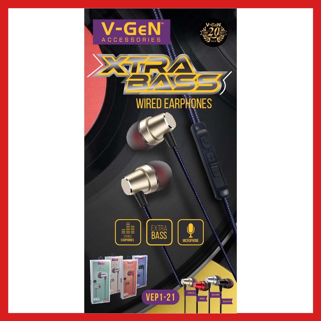 HEADSET VGEN VEP1-21 Extra Bass Stereo