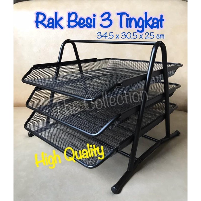 

Delia | Atk0564Tp File Document Tray 228241 Blk2001 Rak 3 Susun Besi Office