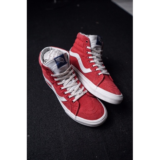 red white vans