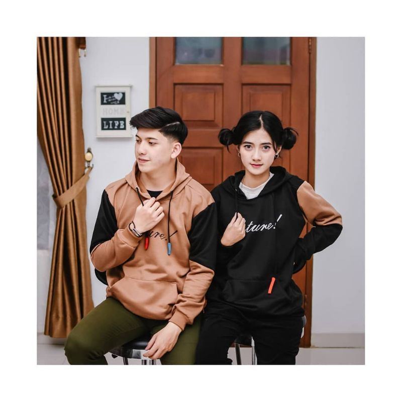 SWEATER COUPLE HOODIE TERBARU | SWEATER KAPEL COWO CEWE | JAKET KAPEL HITS MURAH