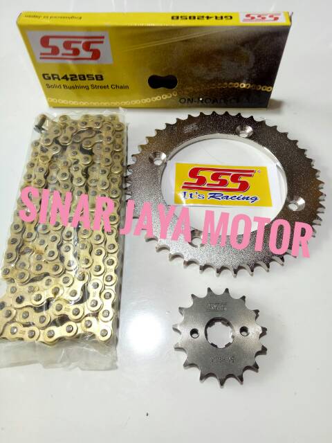 Gear Gir Set sss  klx 150. Klx bf 150. Dtracker 150 . 428 satu set