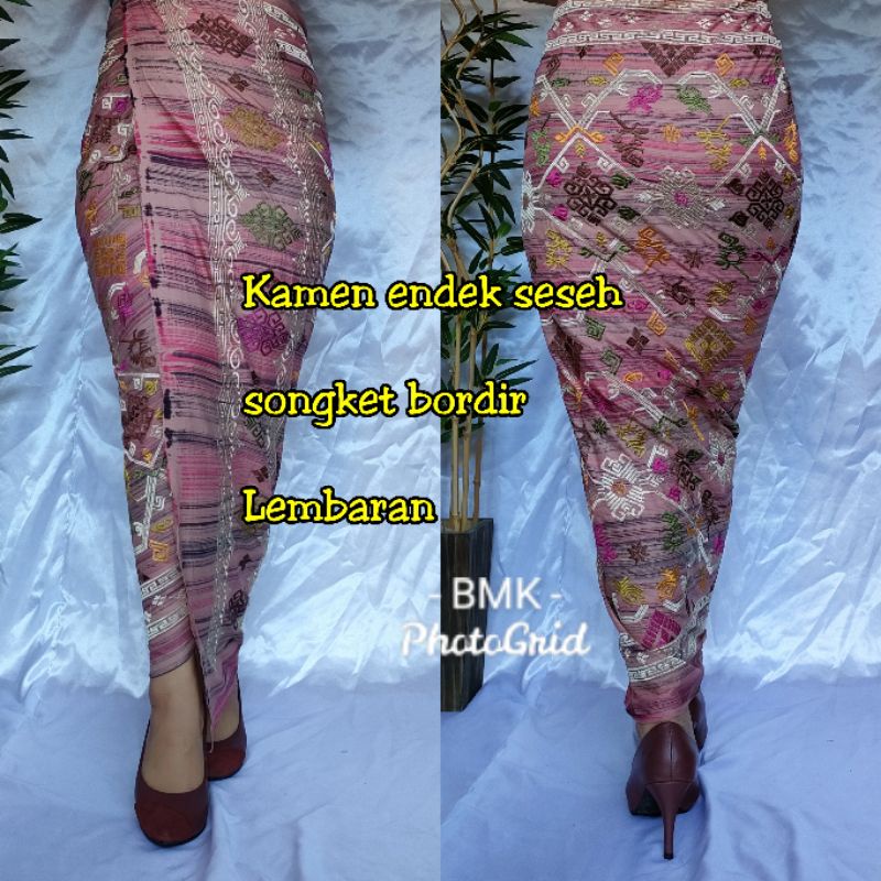 Kamen endek Seseh songket bordir premium
