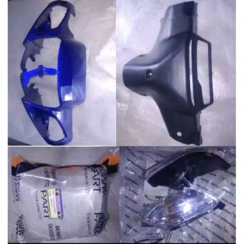 Batok kepala vega r lama warna biru set