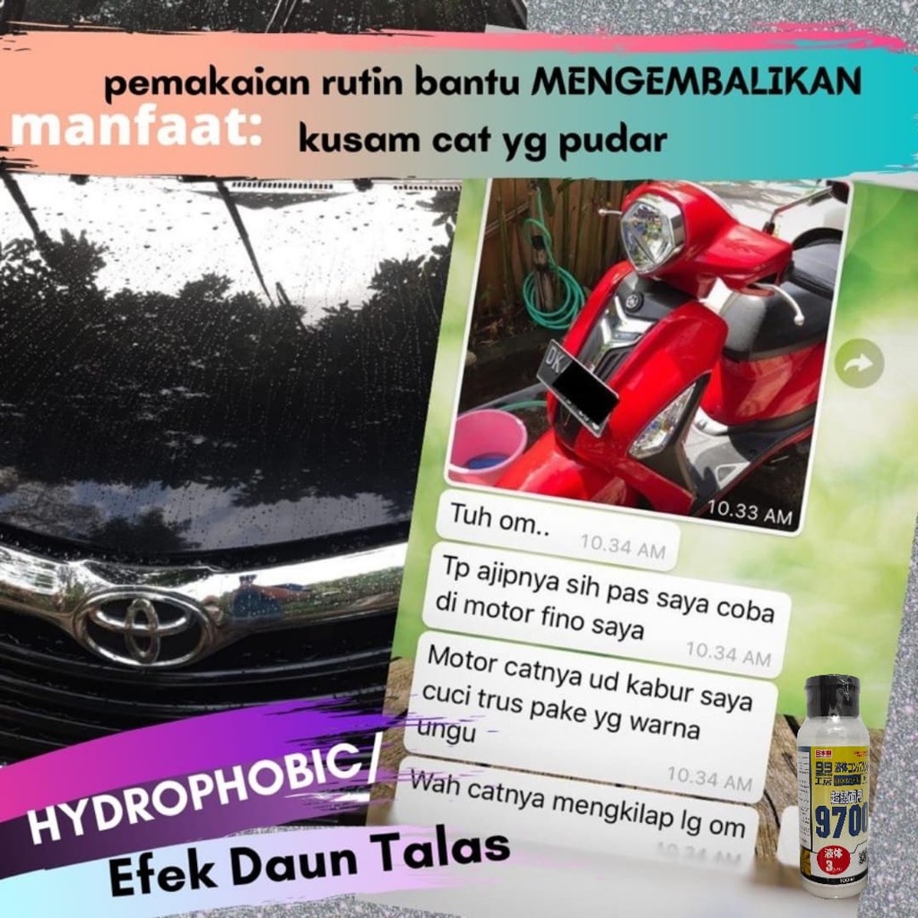 🇯🇵 Semir Ban &amp; Pengkilap Body Motor Mobil HARGA PABRIK Kualitas Setara Brand TERNAMA