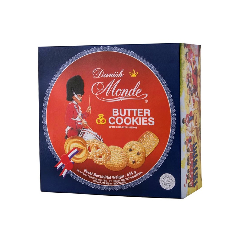 

Monde Biscuit Butter Cookies kaleng 454g