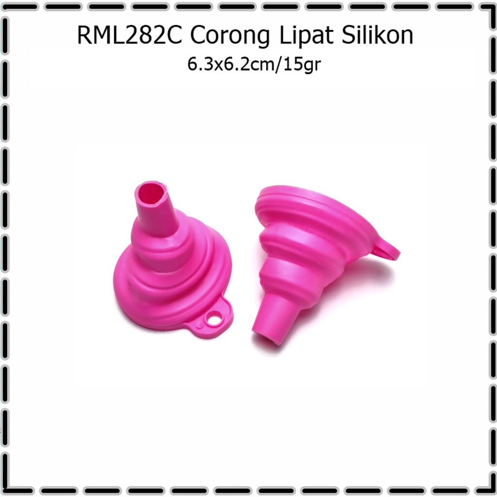 RML282C Corong Air/Funnel Lipat Silikon