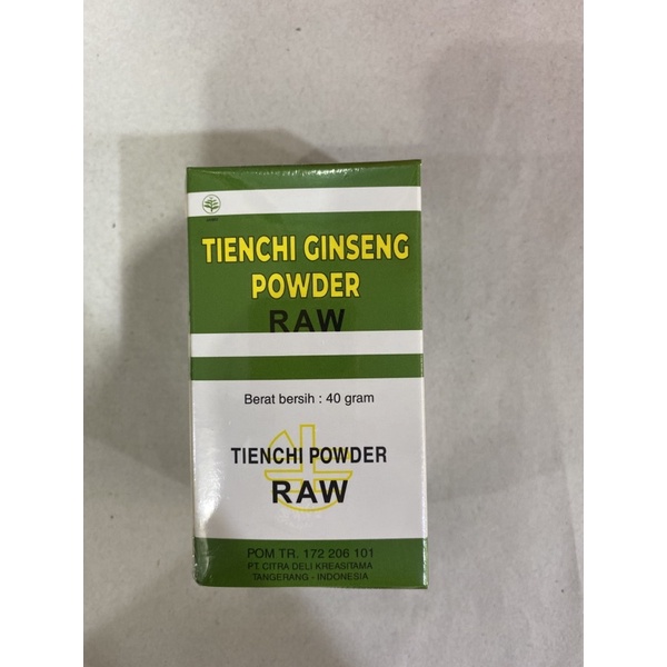 Tienchi Gingseng Powder RAW /Tienchi Hijau Bubuk