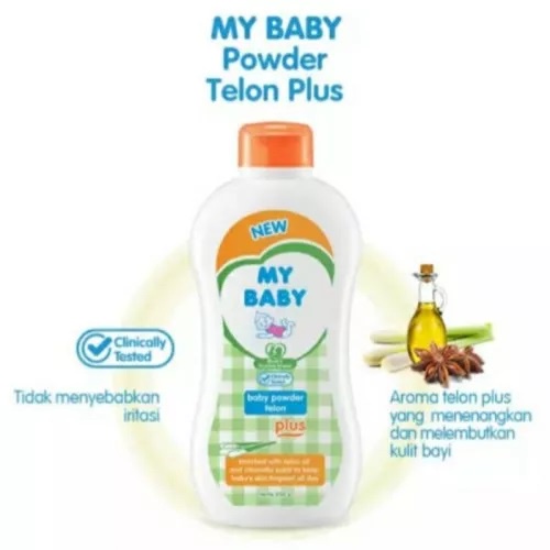 My Baby Powder Bedak Tabur Bayi 100g + Extra 25g