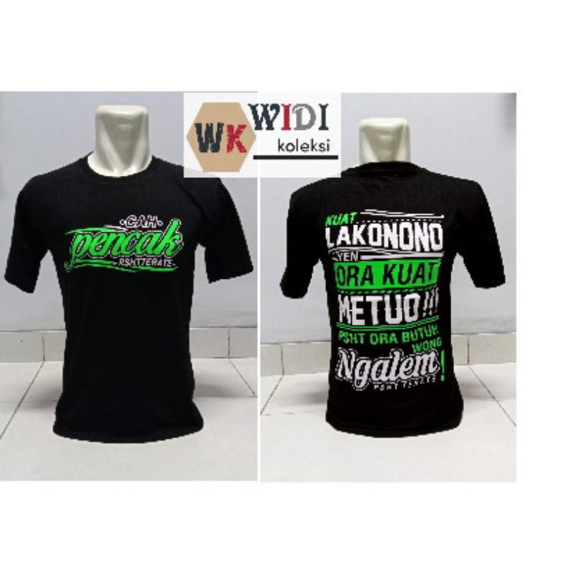 kaos sh teratai sablon lengan pendek
