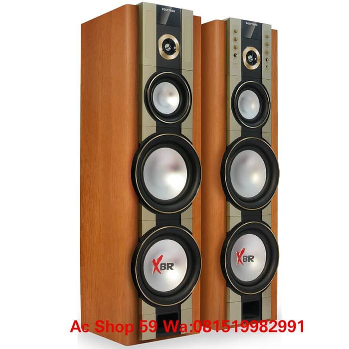 SPEAKER ACTIVE POLITRON PAS 79 BLUETOOTH WOOFER XBR BASS TREBLE