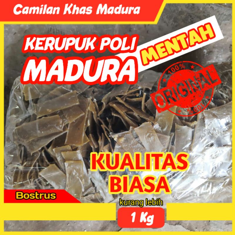

KERUPUK MENTAH KERUPUK POLI MADURA KERUPUK SUMENEP ASLI POLI GAPURA SUMENEP RASA GURIH DAN MURAH