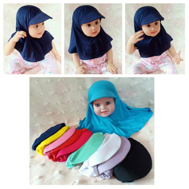 jilbab / anak / bayi / hijab / JILTOP BAYI 0-3 tahun