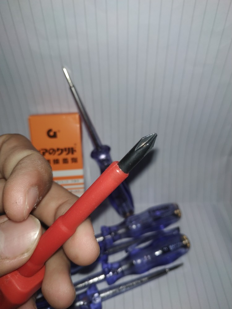 Obeng Listrik 7  Maxpower +ph1x75mm Isolator 1000v Screwdriver