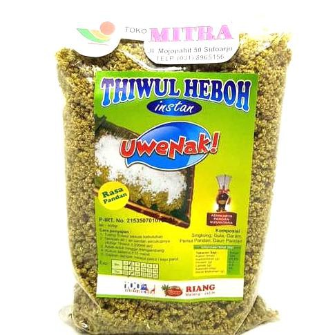 

Favorit] Riang Thiwul Heboh Instan Rasa Pandan 400Gr