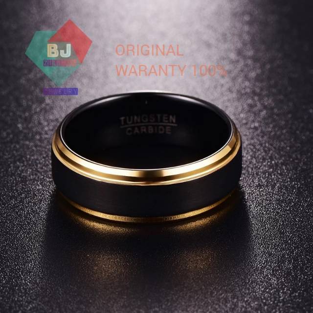 Cincin Tungsten Baja Ceramic Kualitas Premium Carbide Cincin Super