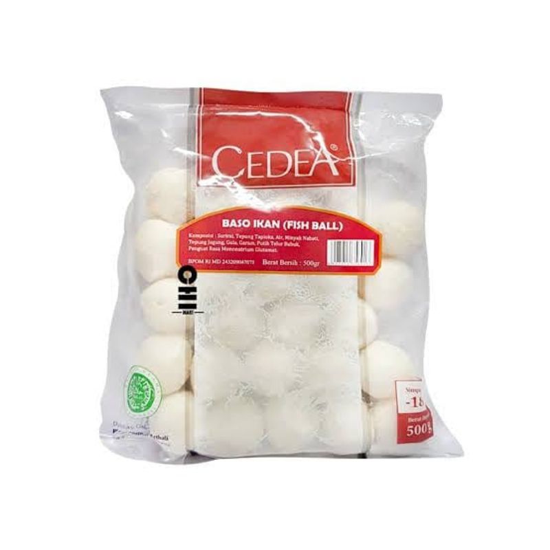 

BELFOODS CEDEA BASO IKAN / FISH BALL 500GR