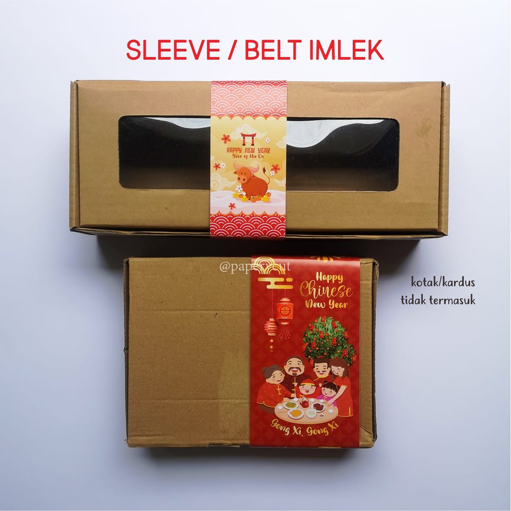 

PAPER SLEEVE / BELT IMLEK