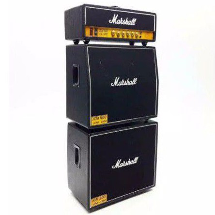 Miniatur amplifier sound Marshall 3 stack JCM 800 black