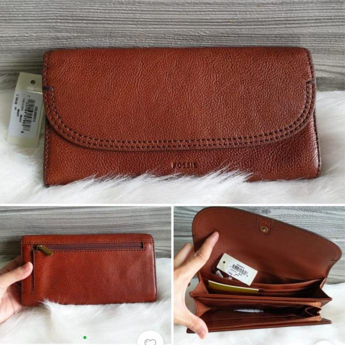 Dompet wanita FOSSIL Long wallet Cleo Wallet original