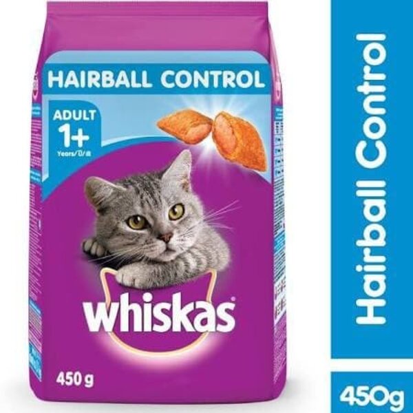 Whiskas Chicken Tuna 450 gr Makanan Kucing Adult Dry Hairball Control