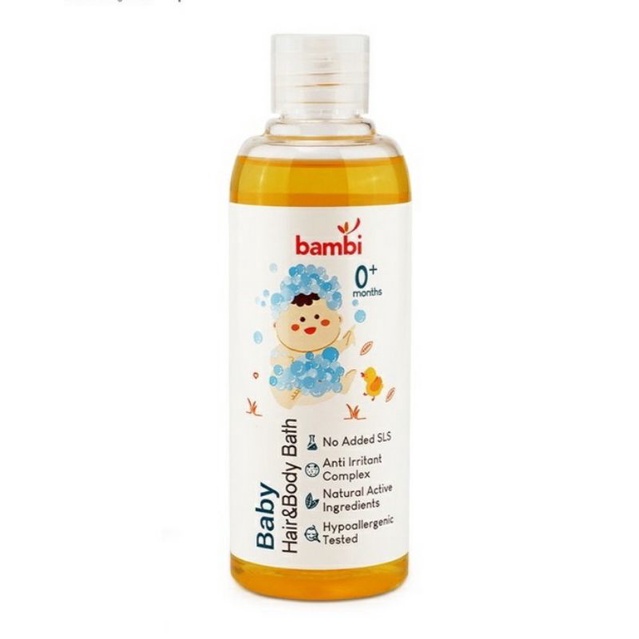 Bambi Baby Hair &amp; Body Bath 200ml