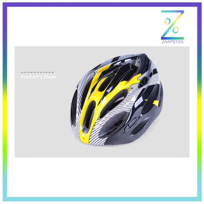 TaffSPORT Helm Sepeda EPS Foam PVC Shell - x10 - Yellow