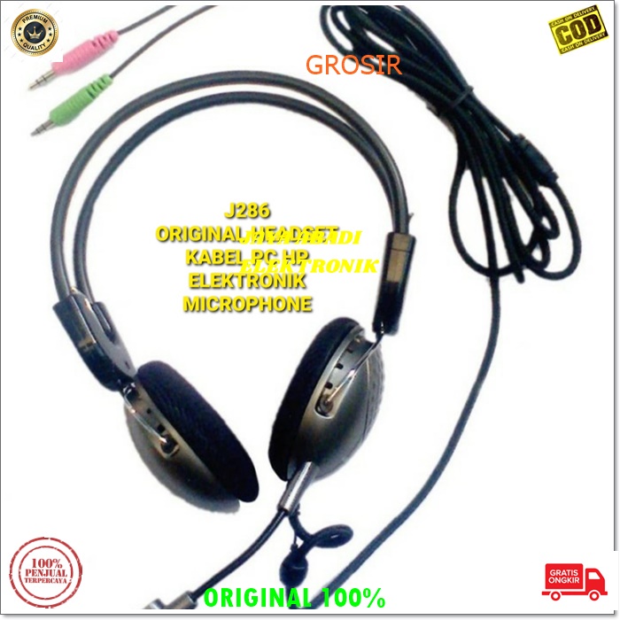 J286 KENNION HEADPHONE HEADSET KABEL JACK 3.5MM HANDSFREE KABEL BANDO EARPHONE SUPER BASS STEREO CABLE MUSIK MUSIC AUDIO SOUND HP KENION KEENION UNIVERSAL JENIS HANDPHONE PC LAPTOP DLL KHUALITAS SUARA JERNIH DAN NGEBASS Headset dengan suara mantap